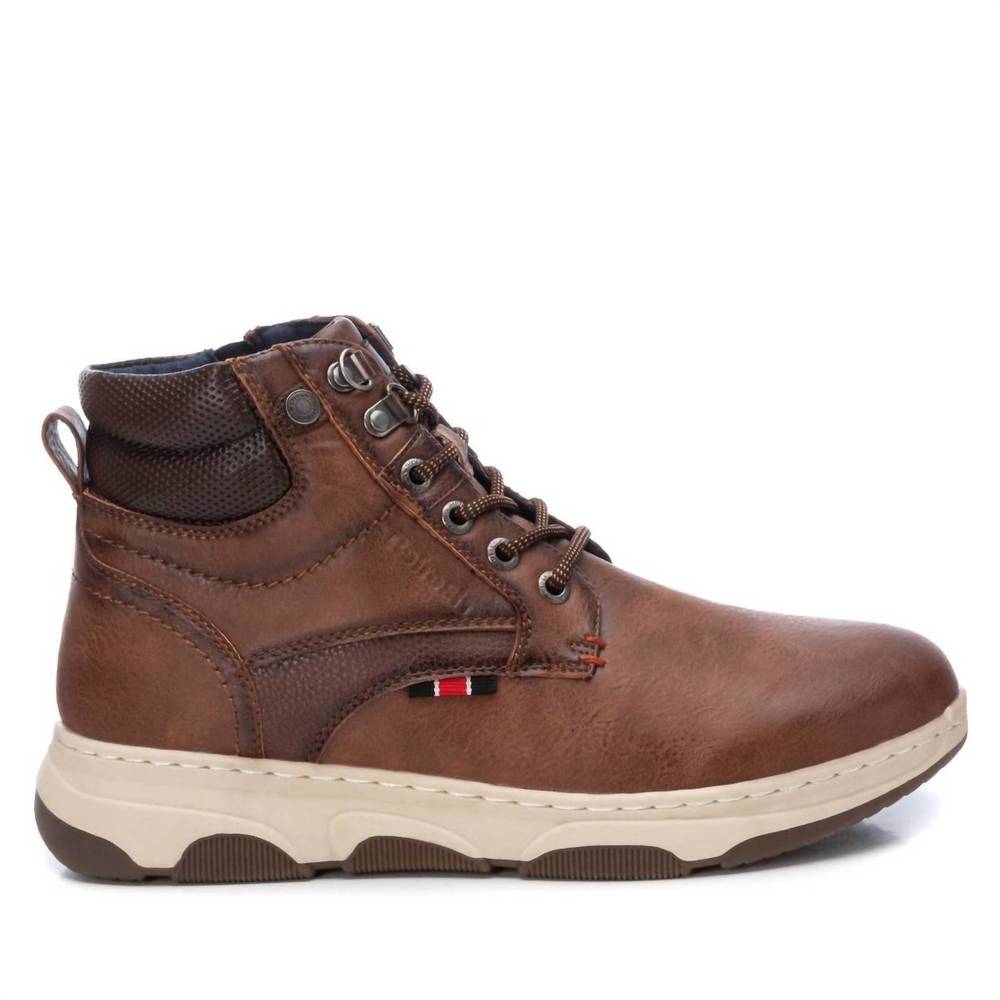 NEW XTI men's ankle boots in chocolate